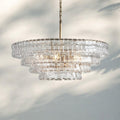 Ghiaccio Glass Round Chandelier 24