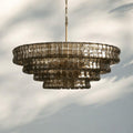 Ghiaccio Glass Round Chandelier 24
