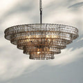 Ghiaccio Glass Round Chandelier 24