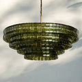 Ghiaccio Glass Round Chandelier 24