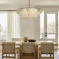 Ghiaccio Glass Round Chandelier 24