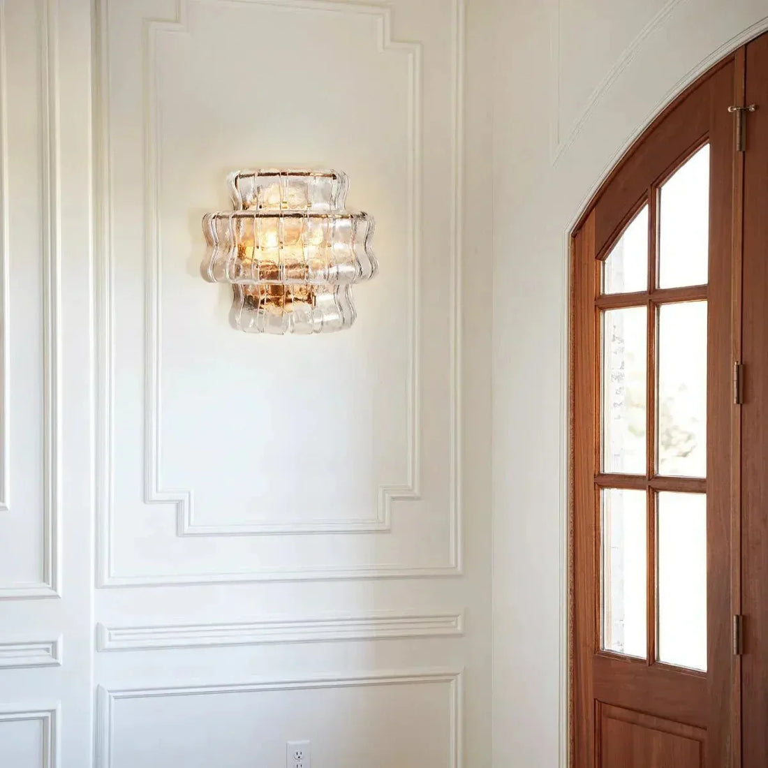 Ghiaccio Glass Wall Sconce-Jecanoli