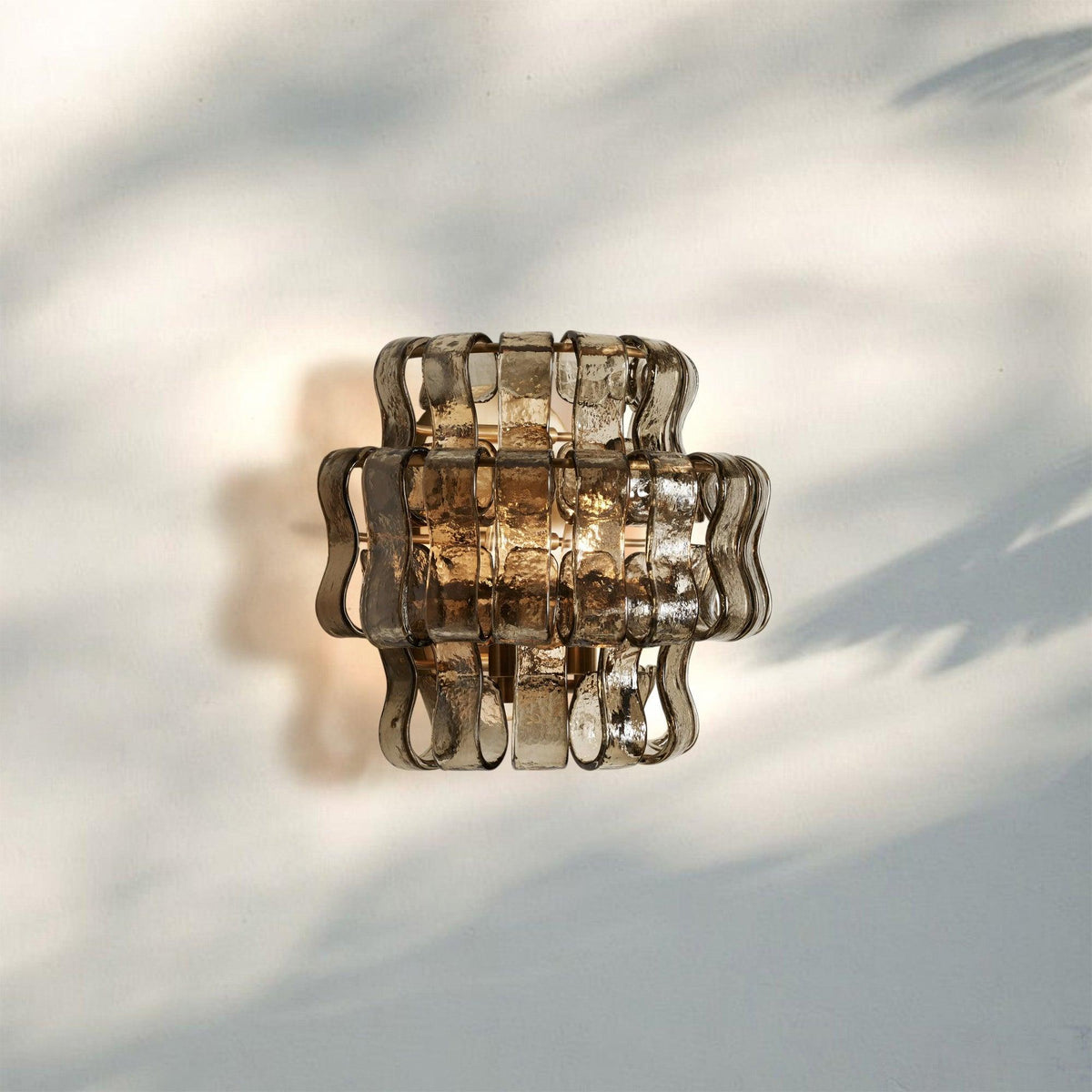 Ghiaccio Glass Wall Sconce-Jecanoli