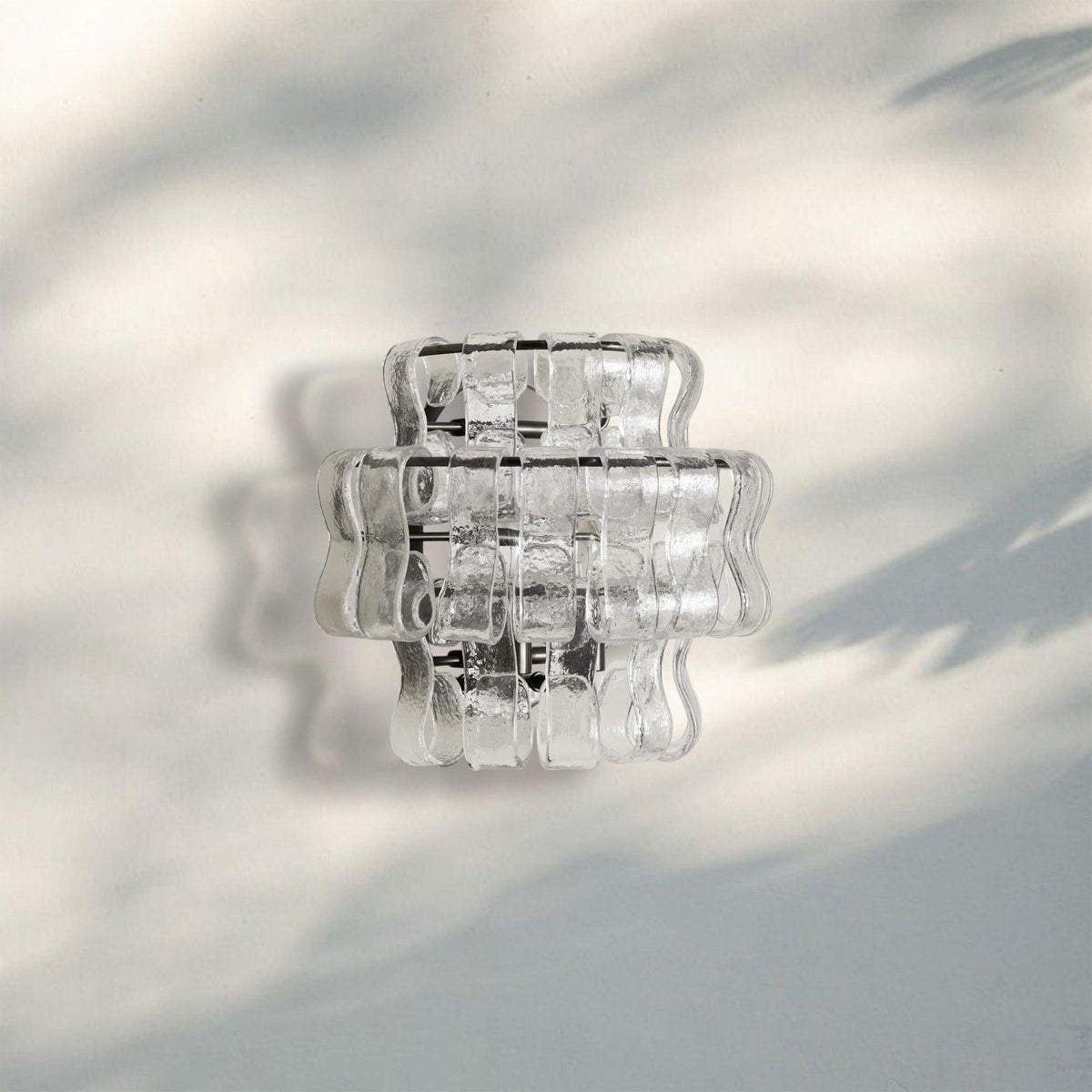 Ghiaccio Glass Wall Sconce-Jecanoli