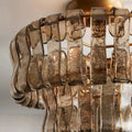 Ghiaccio Modern Glass Flushmount-Jecanoli
