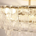 Ghiaccio Modern Glass Flushmount-Jecanoli