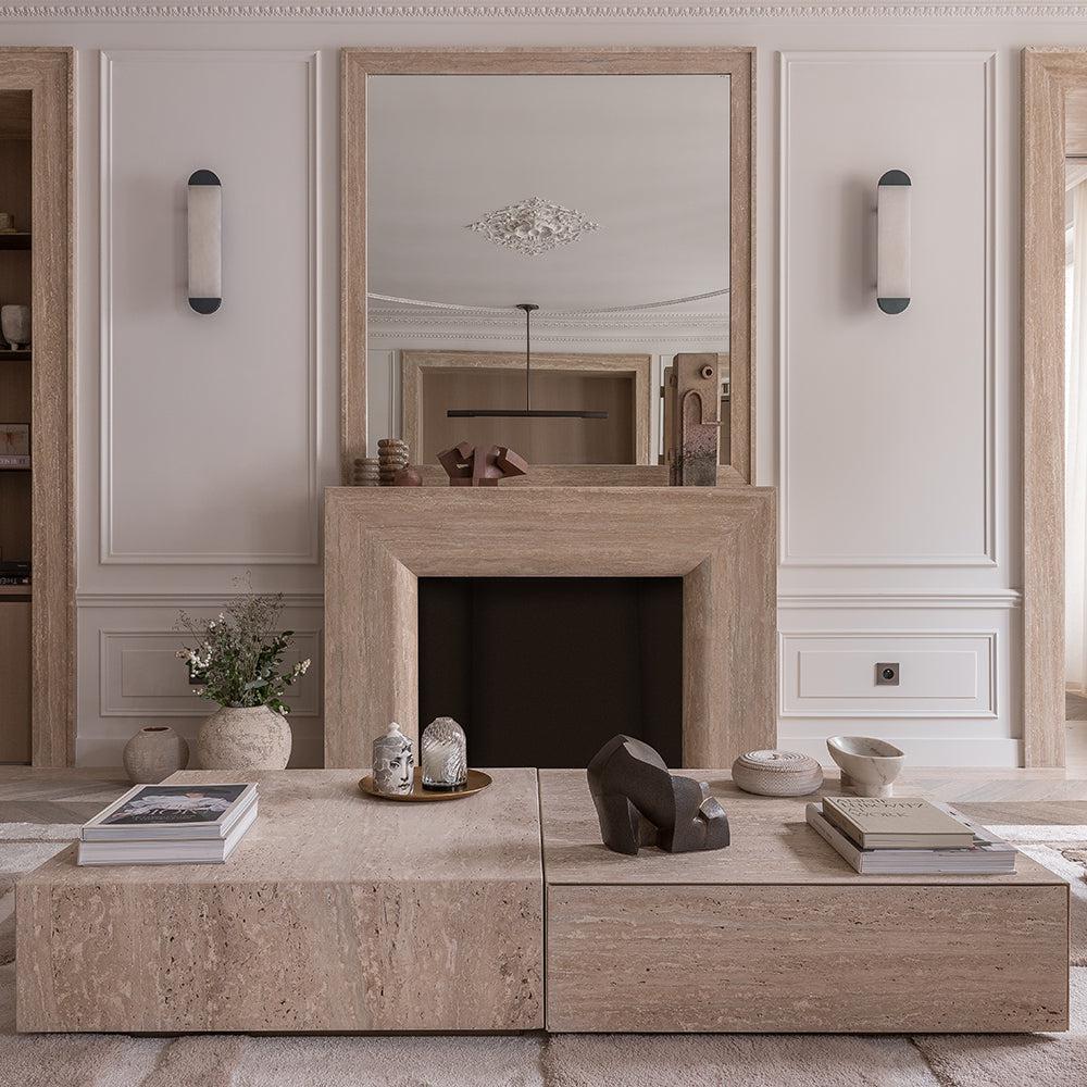 Ghost alabaster wall sconce-Jecanoli