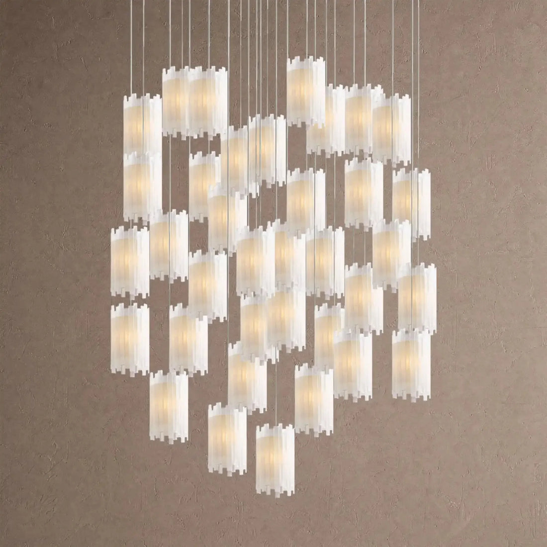Giana Round Chandelier 15/36 Light - 15-LightBlushlighting
