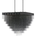 Gildora Linear Chandelier - Black47.3”Jecanoli