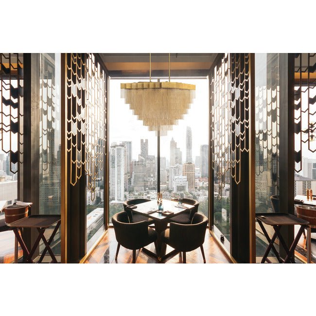 Gildora Linear Chandelier - Gold47.3”Jecanoli