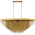 Gildora Linear Chandelier - Gold72.8”Jecanoli