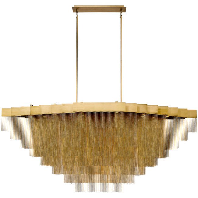 Gildora Linear Chandelier - Gold72.8”Jecanoli