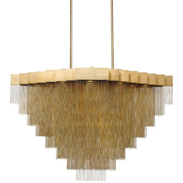 Gildora Linear Chandelier - Gold47.3”Jecanoli