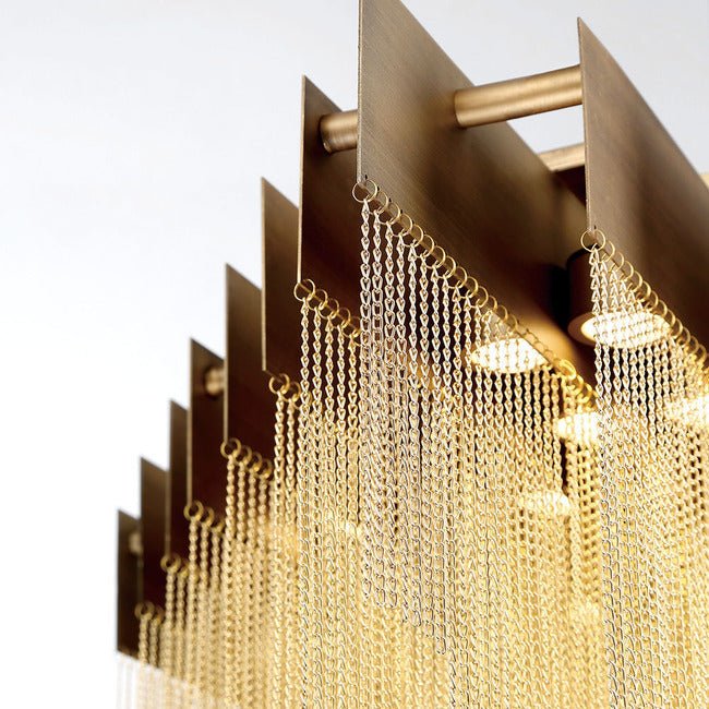 Gildora Linear Chandelier - Gold47.3”Jecanoli