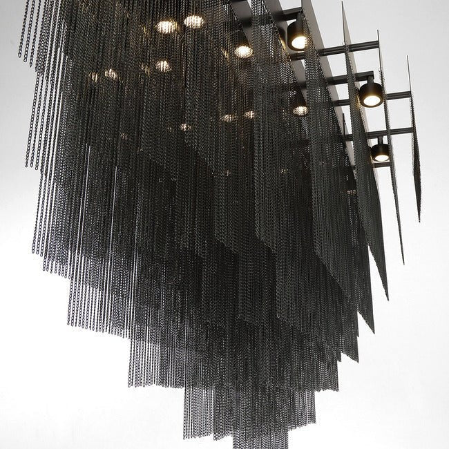 Gildora Linear Chandelier - Gold47.3”Jecanoli