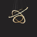 Gina Rock Crystal Ring Chandelier - 14.7