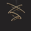 Gina Rock Crystal Ring Chandelier - 14.7