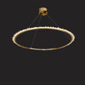 Gina Rock Crystal Ring Chandelier - 23.6