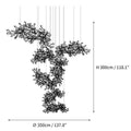 Gingko Combination Chandelier - Jecanoli