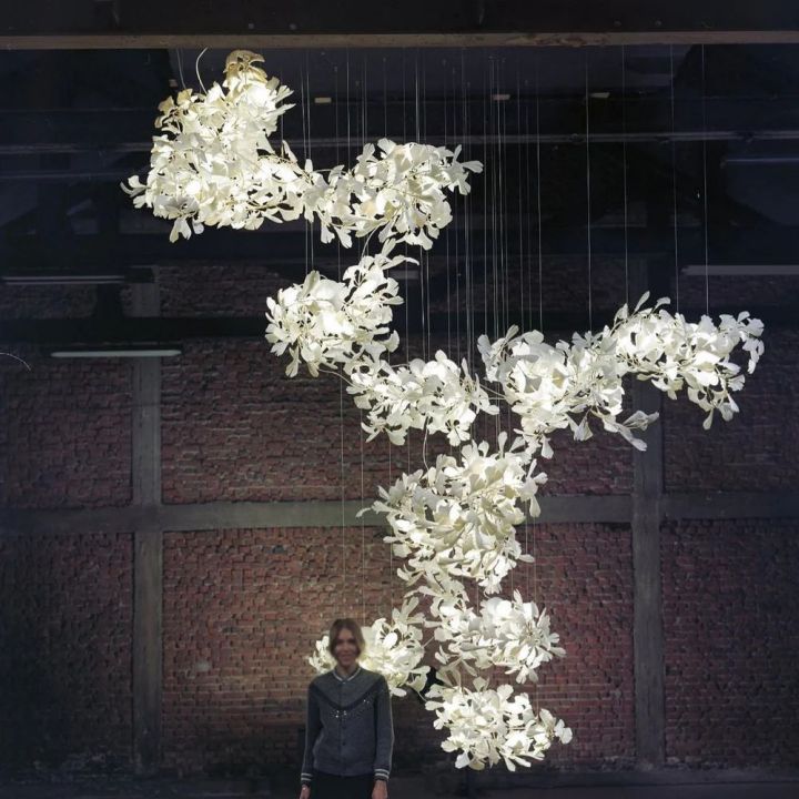 Gingko Combination Chandelier - Jecanoli