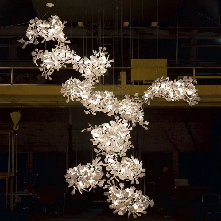 Gingko Combination Chandelier - Jecanoli
