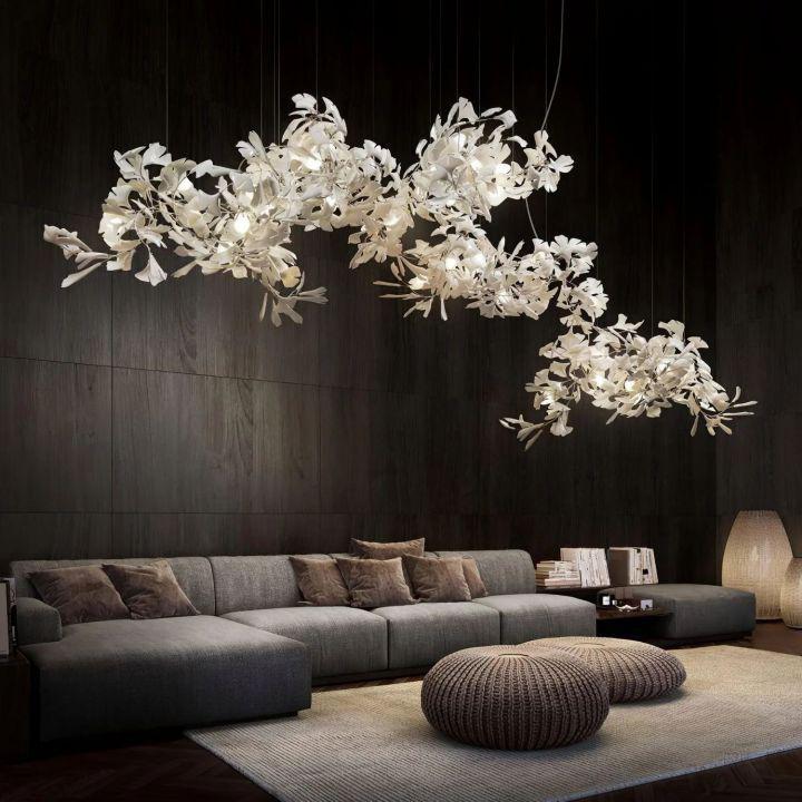 Ginkgo Luxury Chandelier Style H - 15 Lights: L78.7(200cm) x H78.7(200cm)Jecanoli