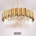 Astra Gold/Chrome Crystal Chandelier for Living Room & Dining Room-Crystal Chandelier-Jecanoli