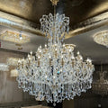 Grand Imperial Crystal Palace Chandelier for Mansion/Hotel Lobby/Banquet Hall - 54 Lights/D63