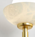 Alabaster Shade Greenwich Triple Wall Sconce-Jecanoli