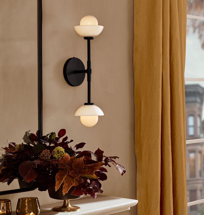 Alabaster Shade Greenwich Linear Wall Sconce-Jecanoli