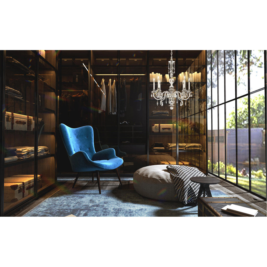 Halstead Nouveau Chandelier 28"