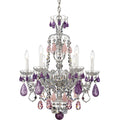 Halstead Rock Crystal 6-Light Chandelier 22"