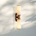 Harline Alabaster 2-Light Wall Sconce-Jecanoli