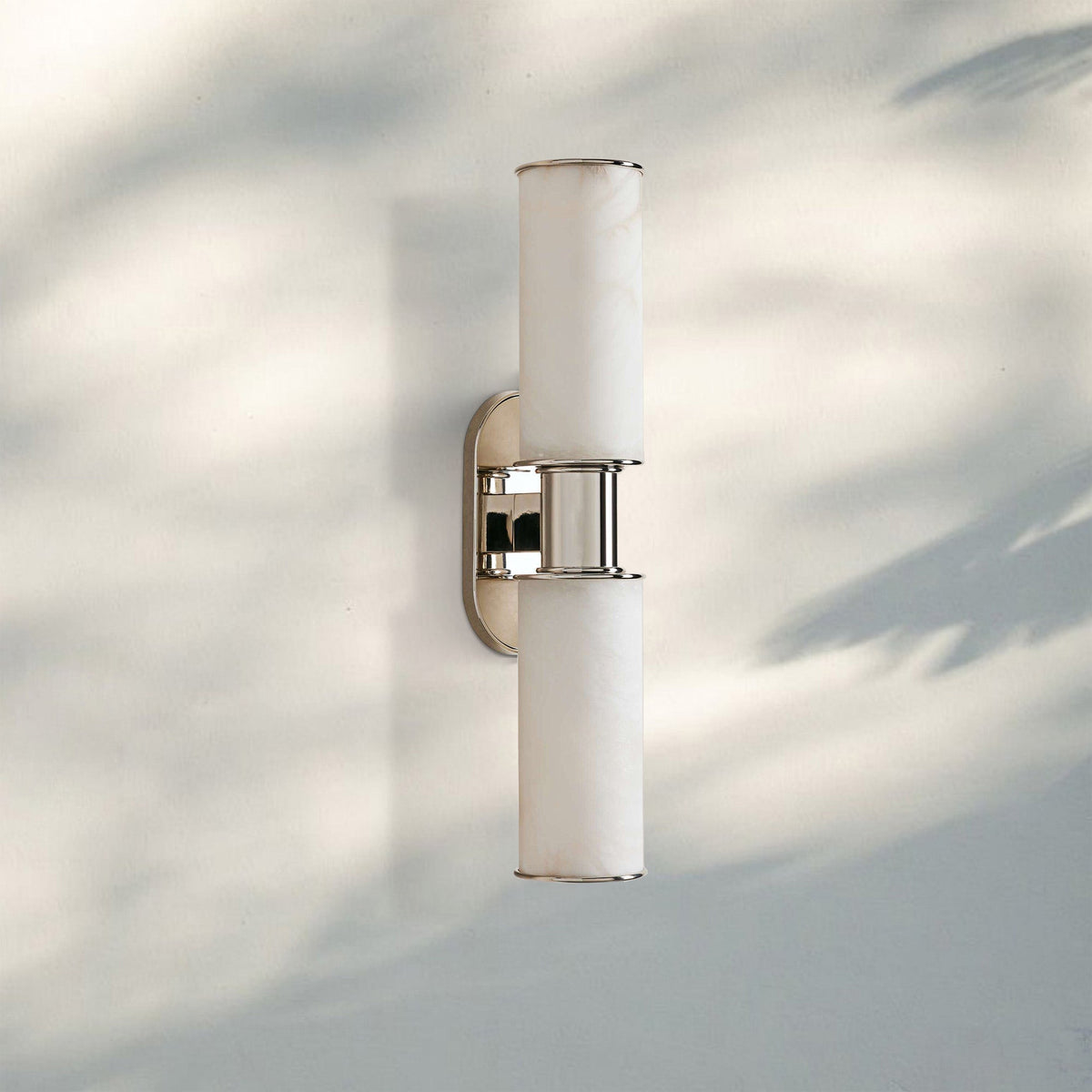 Harline Alabaster 2-Light Wall Sconce-Jecanoli