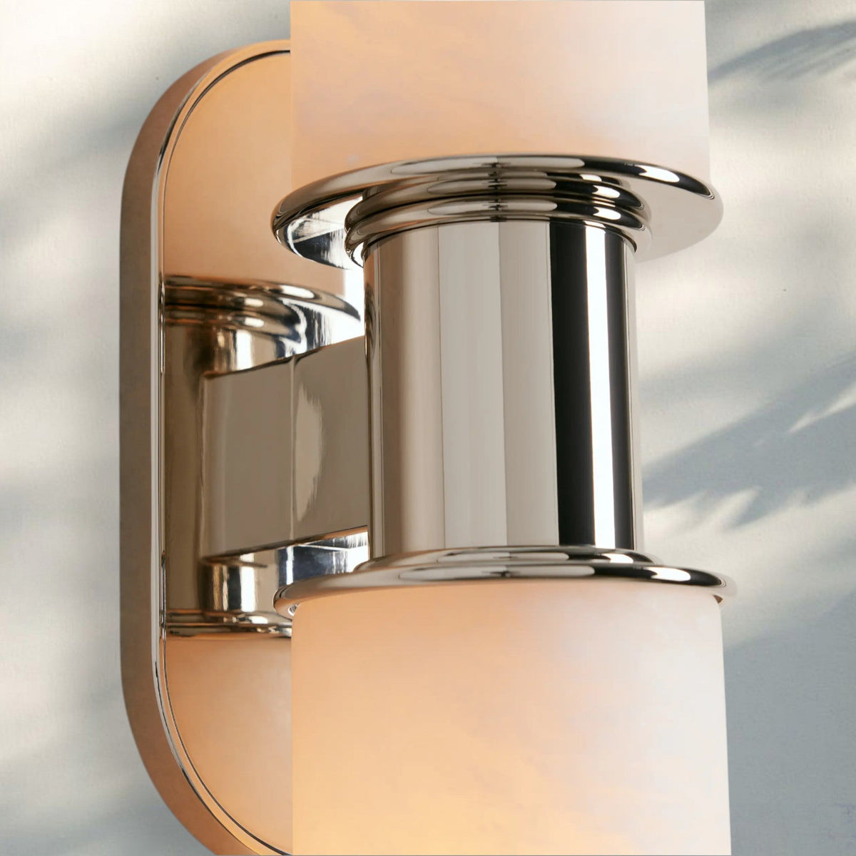 Harline Alabaster 2-Light Wall Sconce-Jecanoli