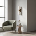 Harline Alabaster 2-Light Wall Sconce-Jecanoli
