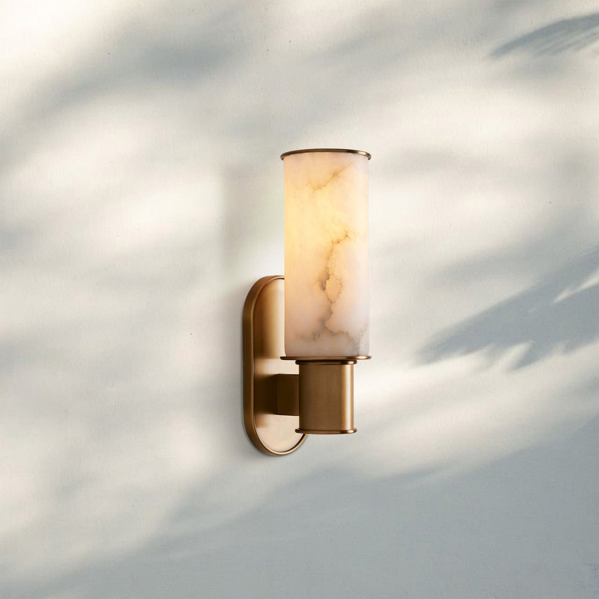 Harline Alabaster Wall Sconce-Wall Sconce-Jecanoli