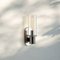 Harline Clear Glass Wall Sconce-Jecanoli