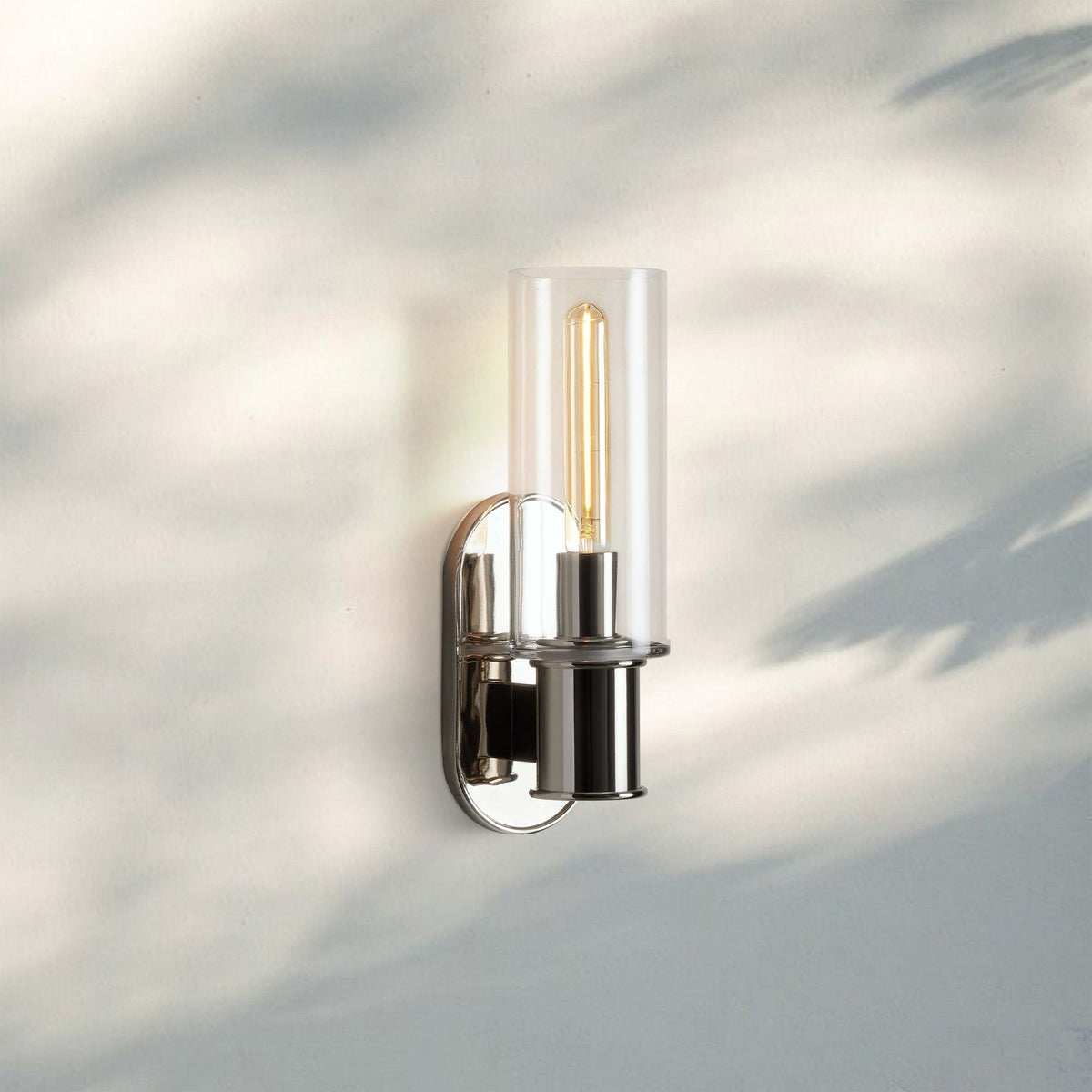 Harline Clear Glass Wall Sconce-Jecanoli