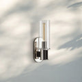 Harline Clear Glass Wall Sconce-Jecanoli