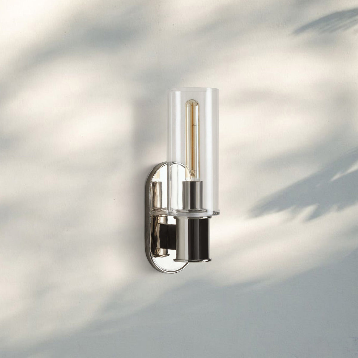 Harline Clear Glass Wall Sconce-Jecanoli