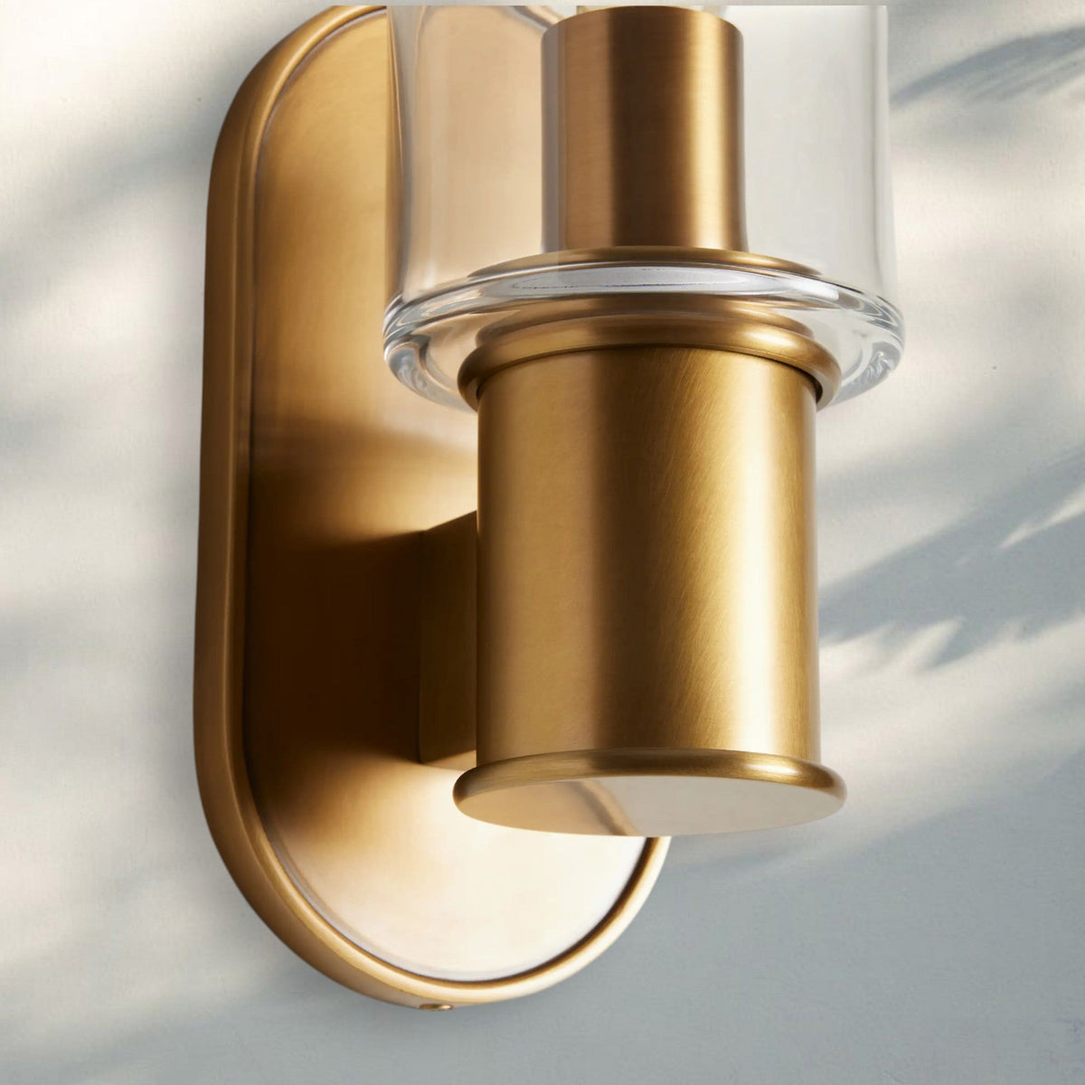 Harline Clear Glass Wall Sconce-Jecanoli