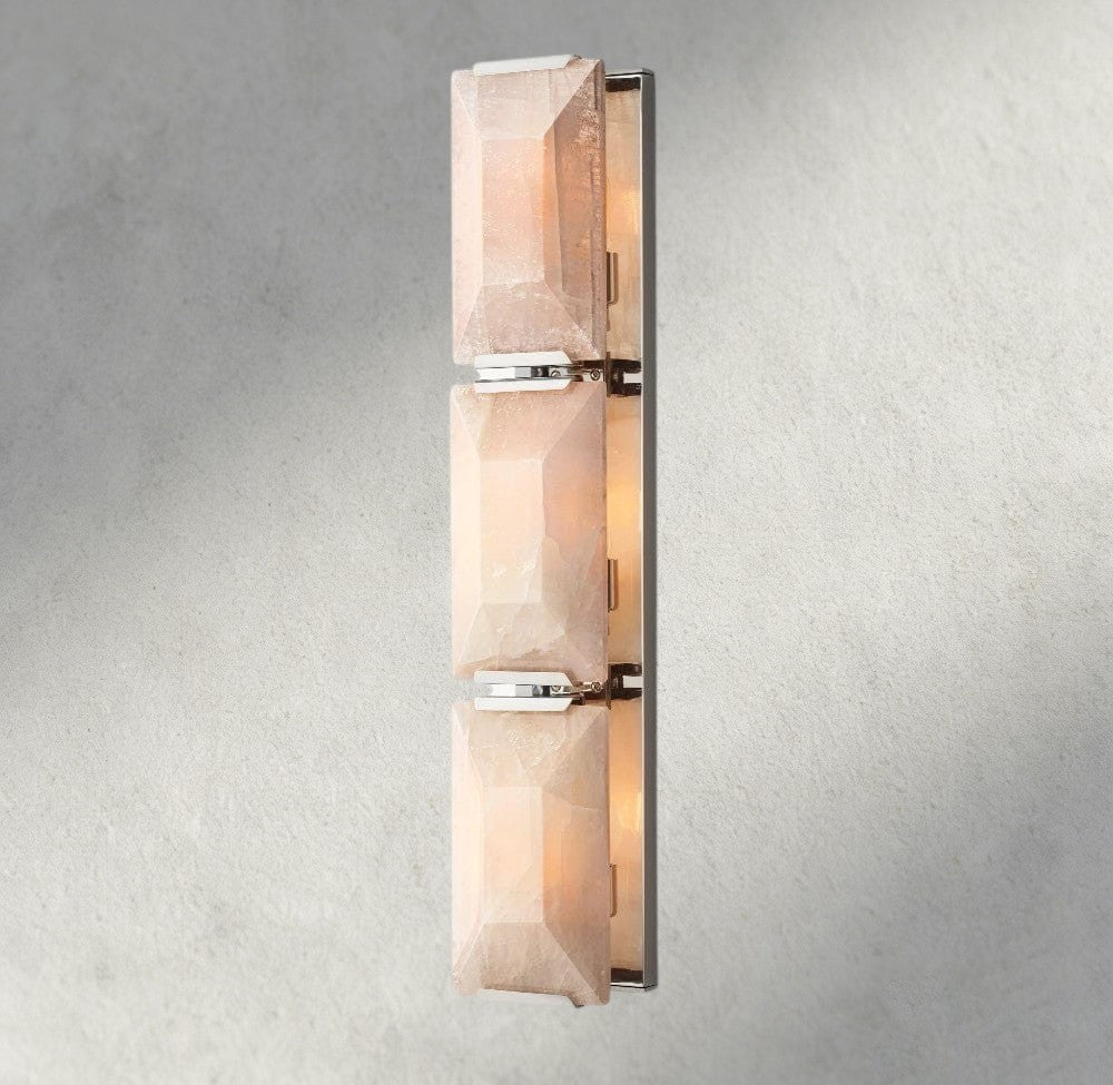 Harlow Calcite Triple Sconce-wall sconce-Jecanoli