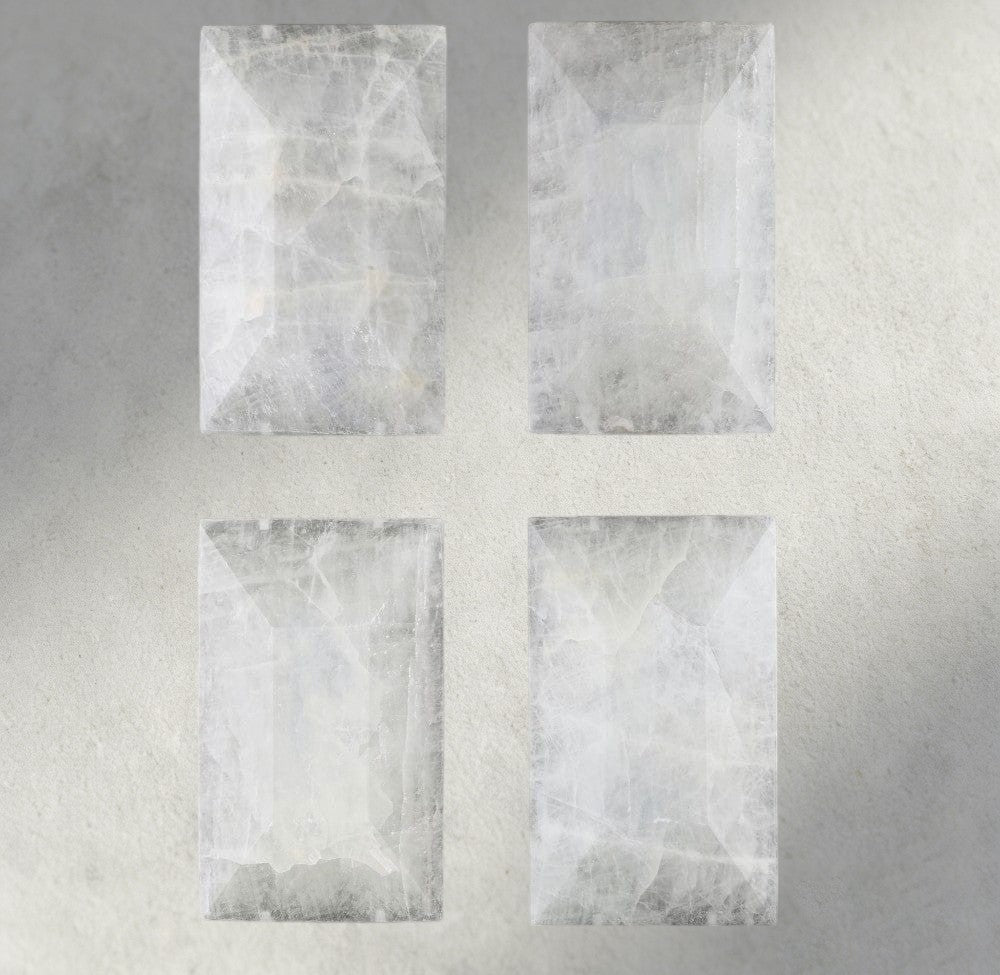 Harlow Calcite Triple Sconce-wall sconce-Jecanoli