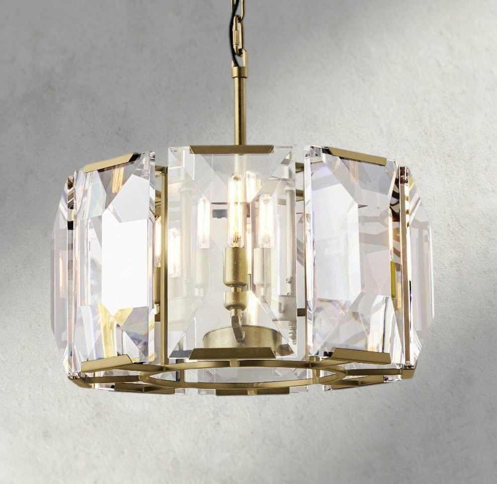 Harlow Crystal Round Chandelier 19", 31", 43", 60"-chandelier-Jecanoli