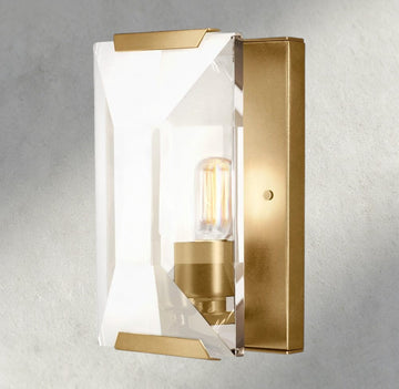 Harlow Crystal Sconce-wall sconce-Jecanoli
