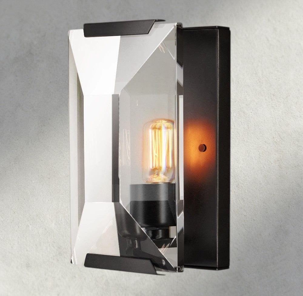 Harlow Crystal Sconce-wall sconce-Jecanoli