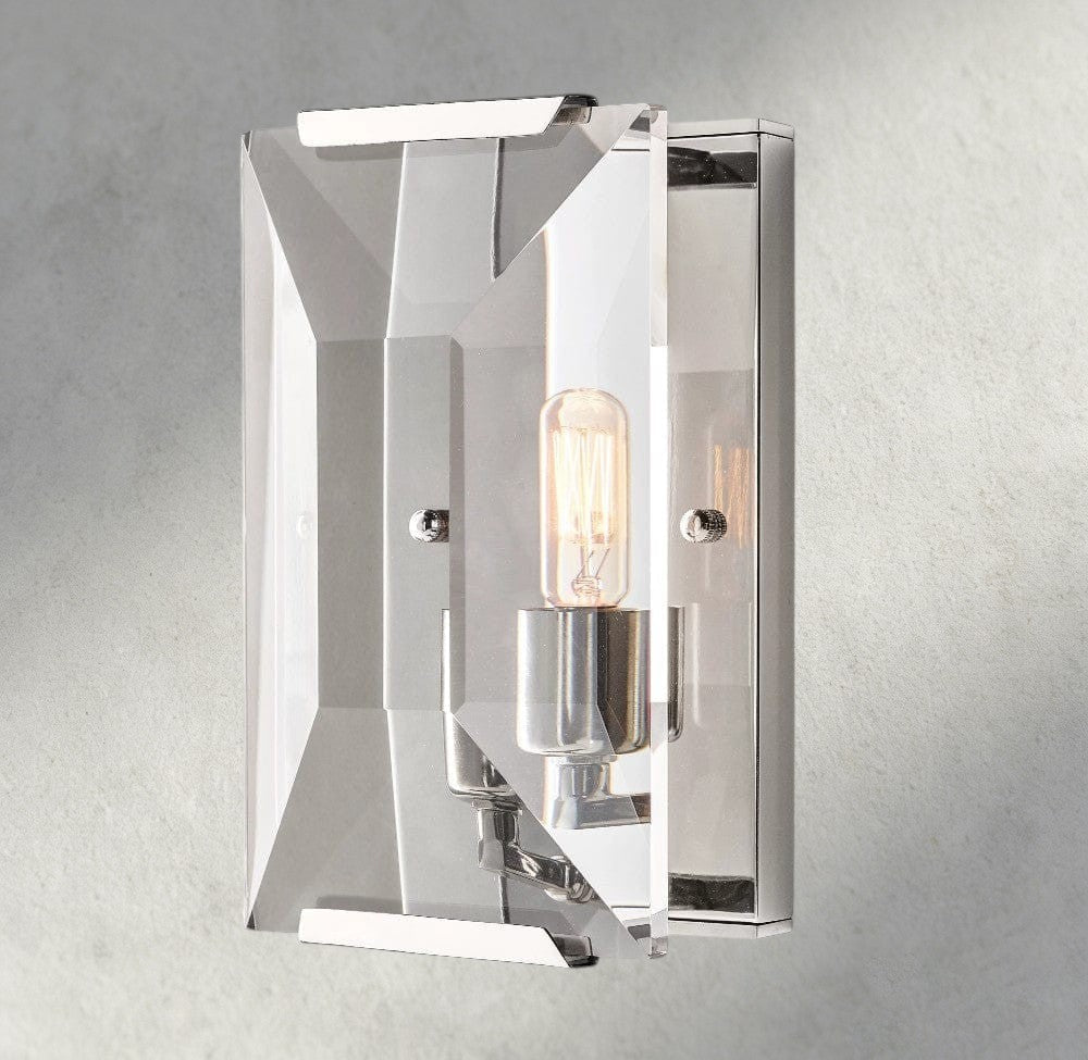 Harlow Crystal Sconce-wall sconce-Jecanoli