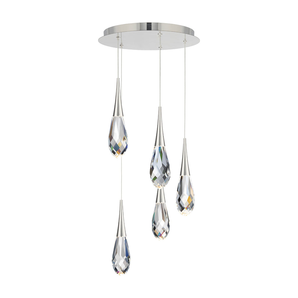 Hellebore LED Multi Light Pendant Light in Detail.