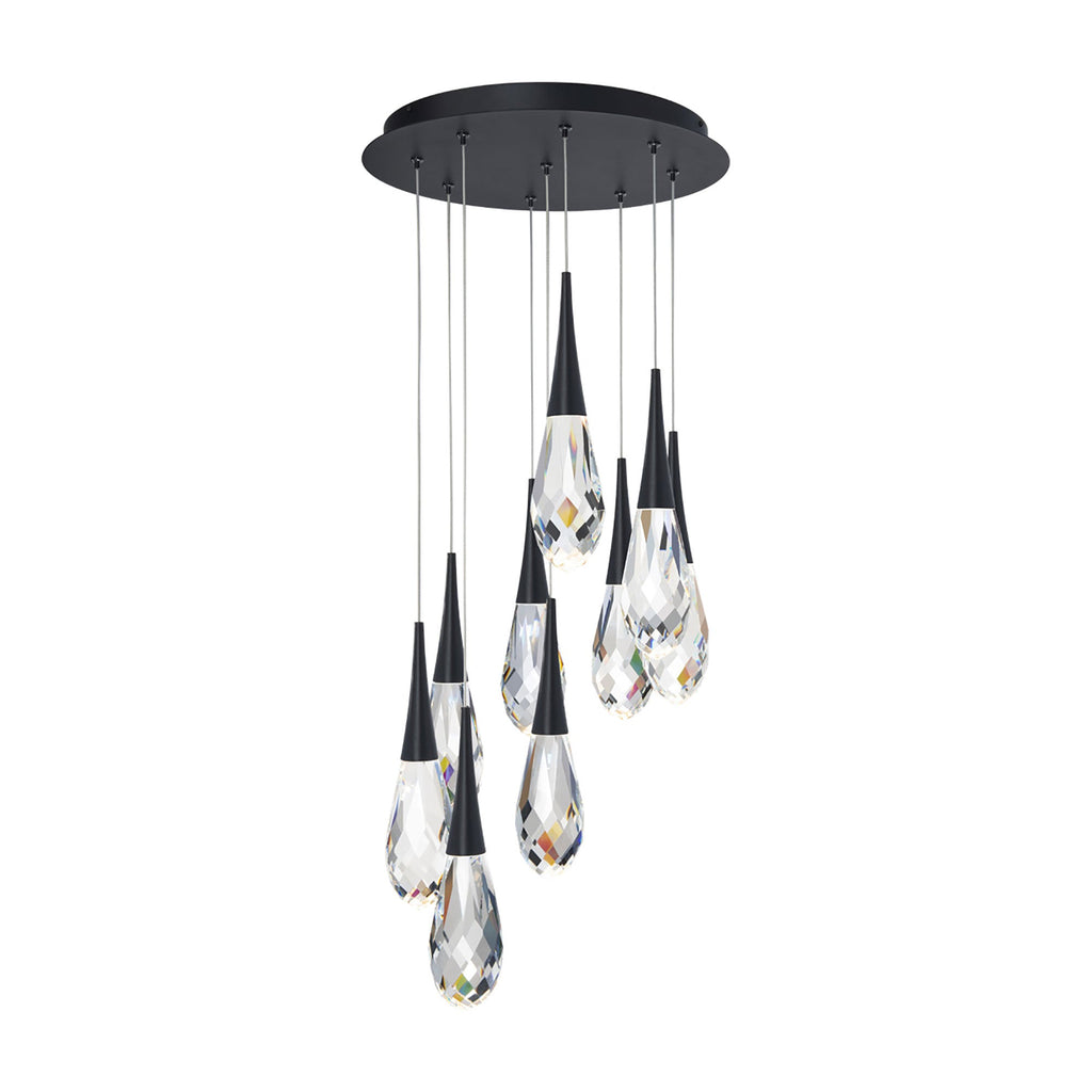 Hellebore LED Multi Light Pendant Light in Detail.